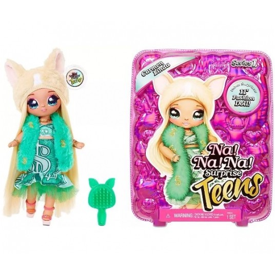 NANANA ! SURPRISE TEENS DOLL CARMEN LINDA -zdjęcie numer 1