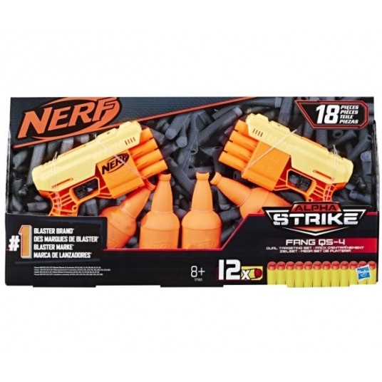 NERF ALPHA STRIKE FANG QS-4 DUAL TARGETING SET /6 -zdjęcie numer 1