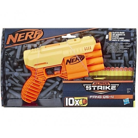 NERF ALPHA STRIKE FANG QS-4 ŻÓŁTY /6 -zdjęcie numer 1
