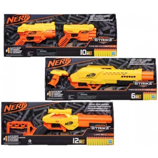 NERF ALPHA STRIKE LYNX SD-1 / TIGER DB-6/ FANG S-4 -zdjęcie numer 1