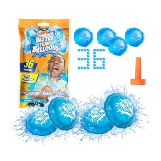 NERF BETTER THAN BALLOOONS WODNE BOMBY 36szt /20 -zdjęcie numer 1
