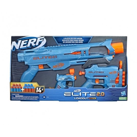 NERF ELITE 2.0 LOADOUT 3-BLASTER PACK 3PSC /4 -zdjęcie numer 1