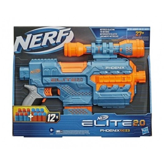 NERF ELITE 2.0 PHOENIX CS-6 BROWN BOX /8 -zdjęcie numer 1