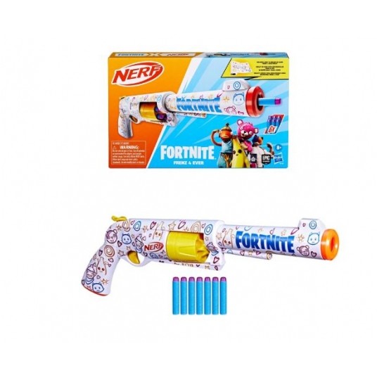 NERF FORTNITE FRENZ 4 EVER + 6 STRZAŁEK -zdjęcie numer 1