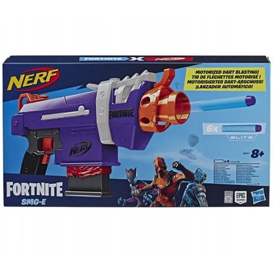NERF FORTNITE WYRZUTNIA SMG-E + 6 STRZAŁEK -zdjęcie numer 2