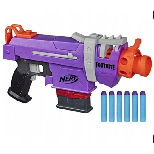 NERF FORTNITE WYRZUTNIA SMG-E + 6 STRZAŁEK -zdjęcie numer 1