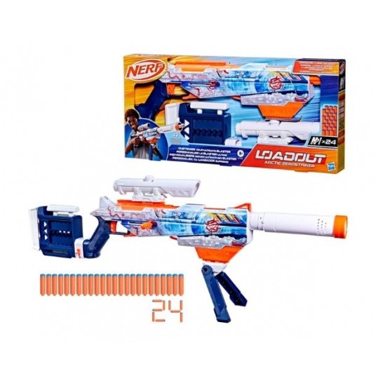 NERF LOADOUT ARCTIC ZEROSTRIKER + 24 STRZAŁKI -zdjęcie numer 1
