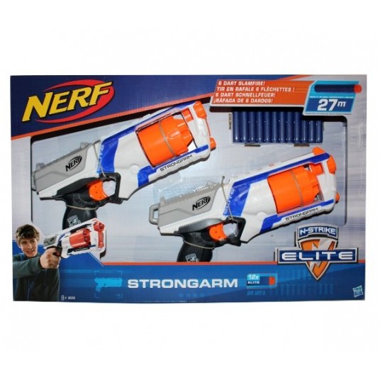 NERF N-STRIKE ELITE 2x STRONGARM /3 -zdjęcie numer 1