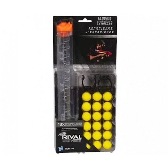 NERF RIVAL ZESTAW MAGAZYNEK + 18x NABOJE /6 -zdjęcie numer 1
