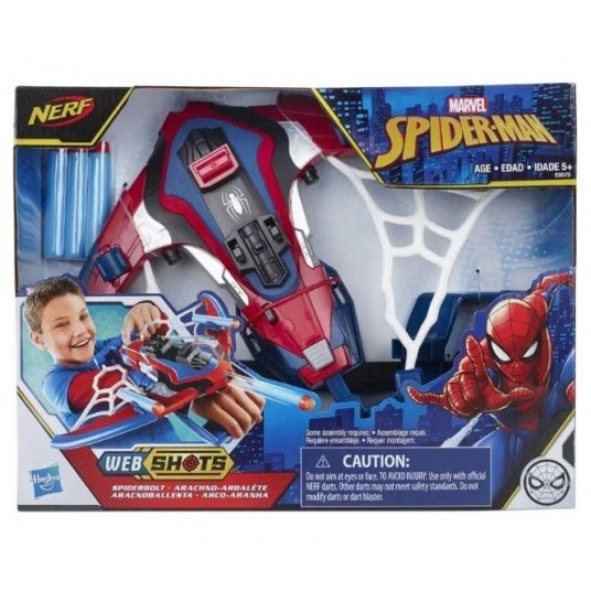 NERF SPIDERMAN WEB SHOTS ZESTAW RĘKAWICA WYRZUTNIA /4 -zdjęcie numer 1