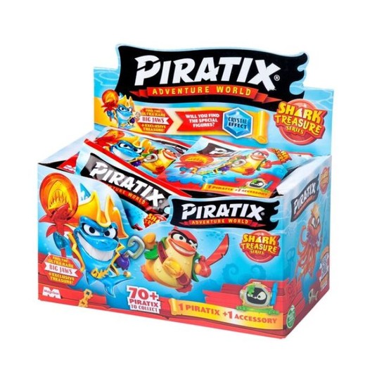 PIRATIX SHARK TREASURE FIGURKA NIESPODZIANKA 2 PACK /24 -zdjęcie numer 1