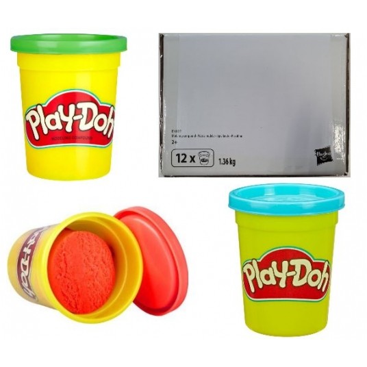 PLAY DOH CIASTOLINA TUBA 112g MIX 4 KOLORY 12-PACK -zdjęcie numer 1