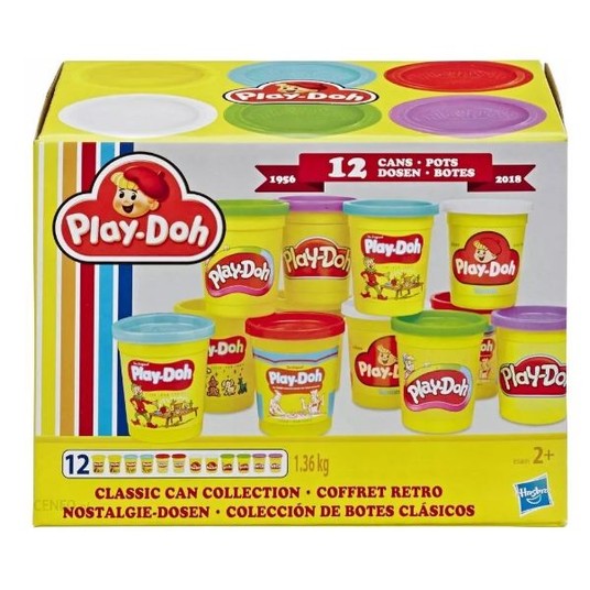 PLAY DOH CIASTOLINA ZESTAW 12x TUBA 1,36kg /2 -zdjęcie numer 1