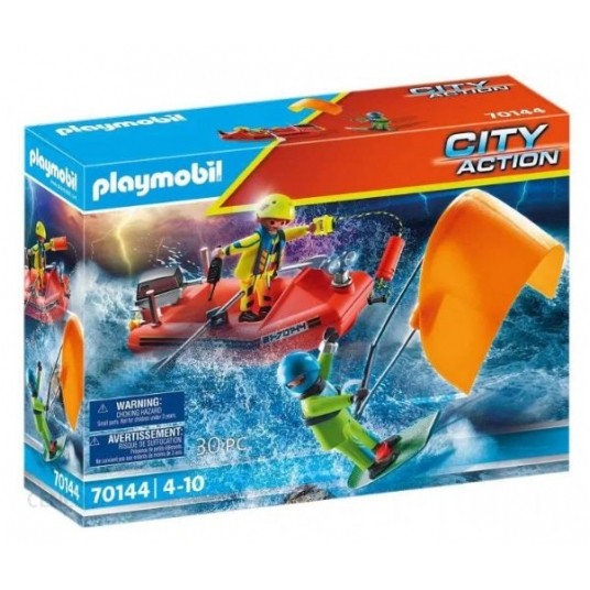 PLAYMOBIL CITY ACTION RATOWNIK+ MOTORÓWKA /5 -zdjęcie numer 1