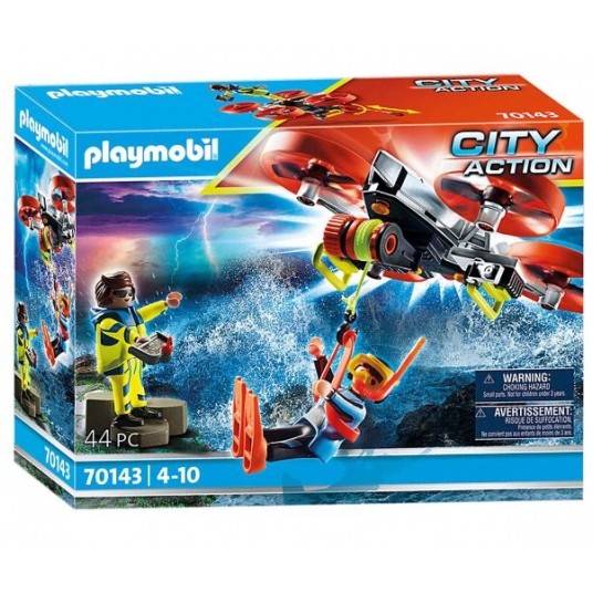PLAYMOBIL CITY ACTION ZESTAW RATUNKOWY Z DRONEM /5 -zdjęcie numer 1