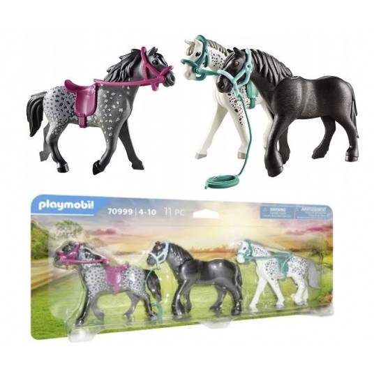 PLAYMOBIL COUNTRY 3x FIGURKA KOŃ /6 -zdjęcie numer 1