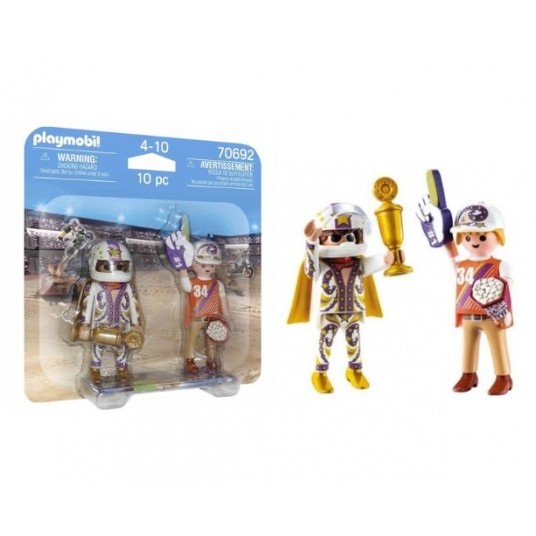 PLAYMOBIL DINO DUO ZESTAW FIGUREK - KASKADERZY/6 -zdjęcie numer 1