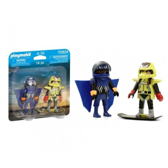 PLAYMOBIL DUO ZESTAW FIGUREK KASKADERZY POWIETRZNI -zdjęcie numer 1
