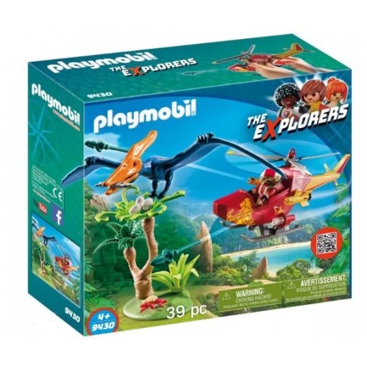 PLAYMOBIL EXPLORER HELIKOPTER Z PTERODAKTYLEM /4 -zdjęcie numer 1