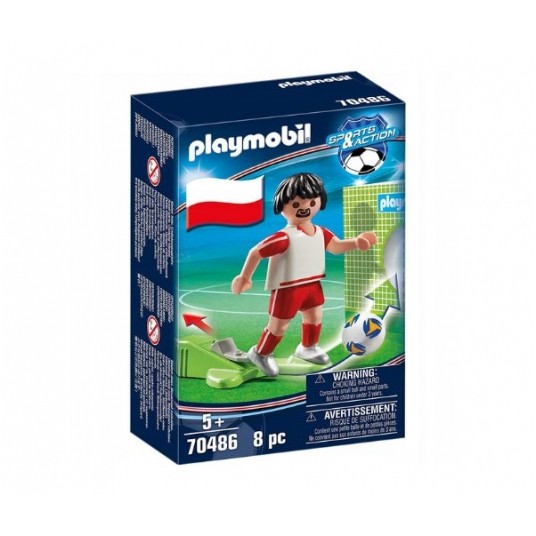 PLAYMOBIL PIŁKARZ REPREZENTACJI POLSKI /6 -zdjęcie numer 1
