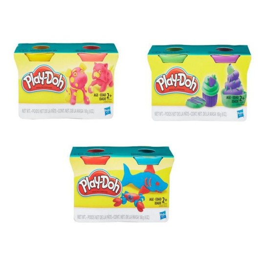 PLD PLAY DOH CIASTOLINA 2x TUBA 2PACK /24 -zdjęcie numer 1