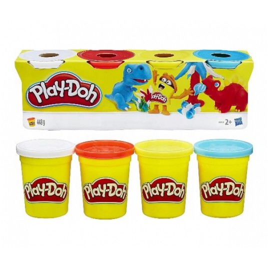 PLD PLAY DOH CIASTOLINA TUBA 4-PACK /8 -zdjęcie numer 1