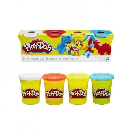 PLD PLAY DOH CIASTOLINA TUBA 4-PAK /8 -zdjęcie numer 1