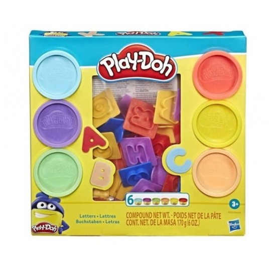 PLD PLAY DOH CIASTOLINA Z FOREMKAMI LITERKI /6 -zdjęcie numer 1