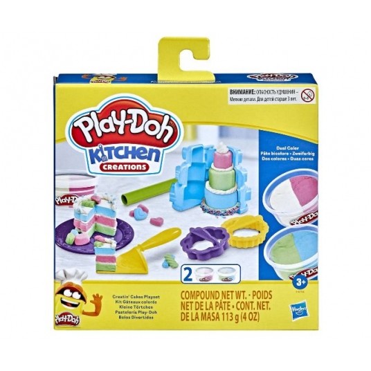PLD PLAY DOH CIASTOLINA ZESTAW KREATYWNY TORTY /6 -zdjęcie numer 1