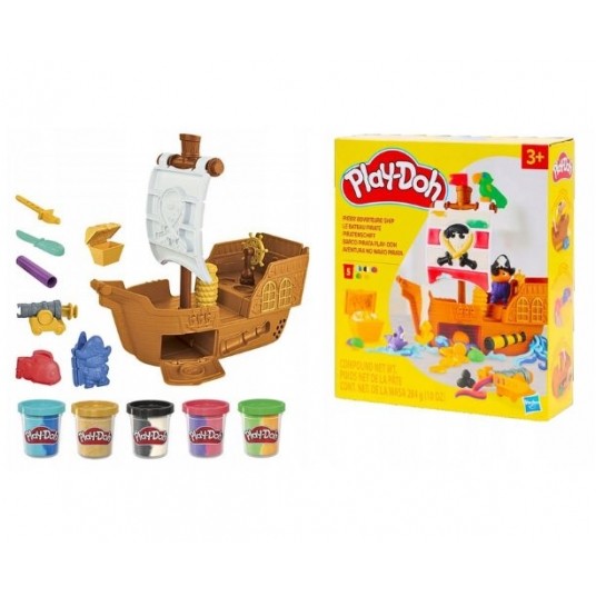 PLD PLAY DOH CIASTOLINA ZESTAW STATEK PIRACKI -zdjęcie numer 1
