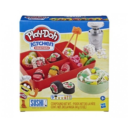 PLD PLAY DOH CIASTOLINA ZESTAW SUSHI /4 -zdjęcie numer 1