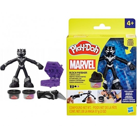 PLD PLAY DOH MARVEL CZARNA PANTERA TNACE PAZURY /6 -zdjęcie numer 1