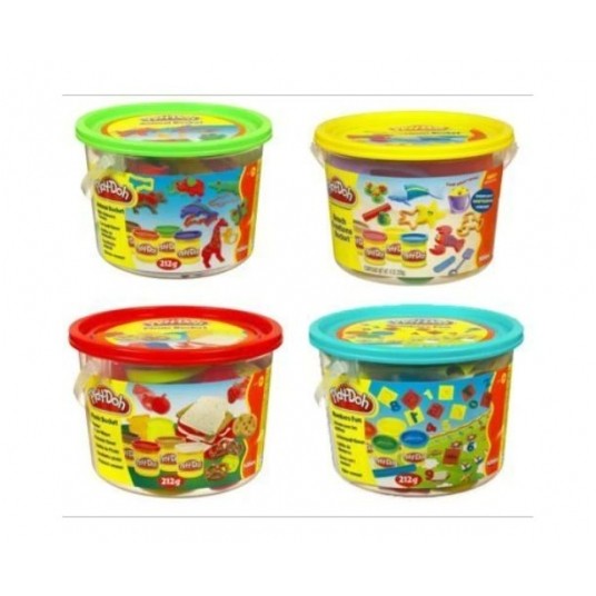 PLD PLAY DOH MINI KUBECZKI CIASTOLINA + AKC /4 -zdjęcie numer 1