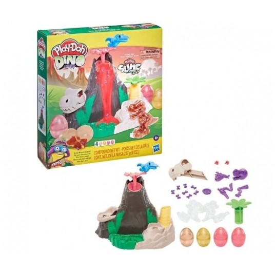 PLD PLAY DOH SLIME WYSPA DINOZAURÓW LAWA/3 -zdjęcie numer 1