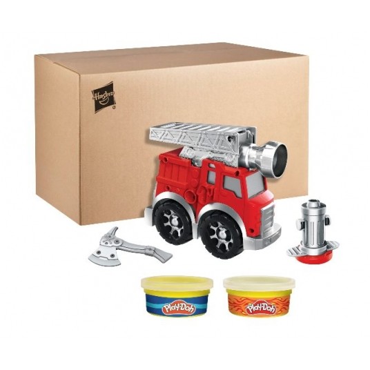 PLD PLAY DOH WHEELS STRAŻ POŻARNA BROWN BOX /24 -zdjęcie numer 1