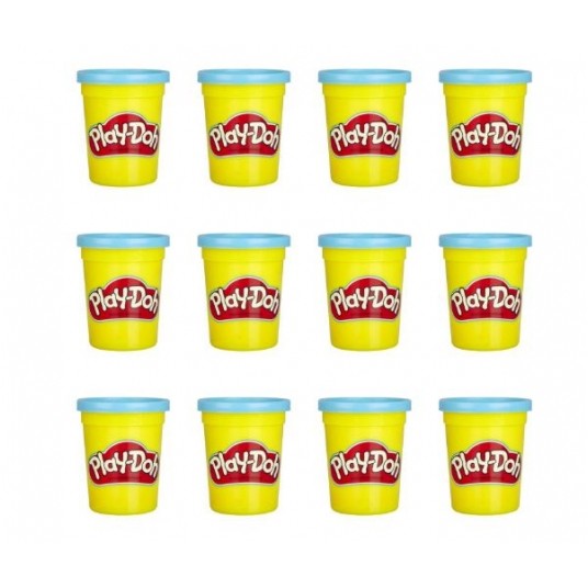 PLD PLAY DOH ZESTAW 12-PACK CIASTOLINA NIEBIESK/12 -zdjęcie numer 1