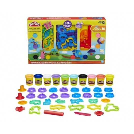 PLD PLAY-DOH ZESTAW KREATYWNY STEMPLE I FOREMKI /8 -zdjęcie numer 1