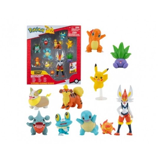 POKEMON BATTLE READY ZESTAW 10 FIGUREK /4 -zdjęcie numer 1