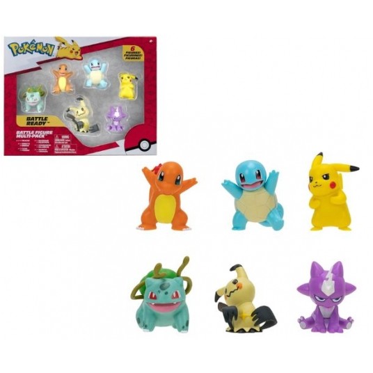 POKEMON BATTLE READY ZESTAW 6 FIGUREK 5CM/6 -zdjęcie numer 1