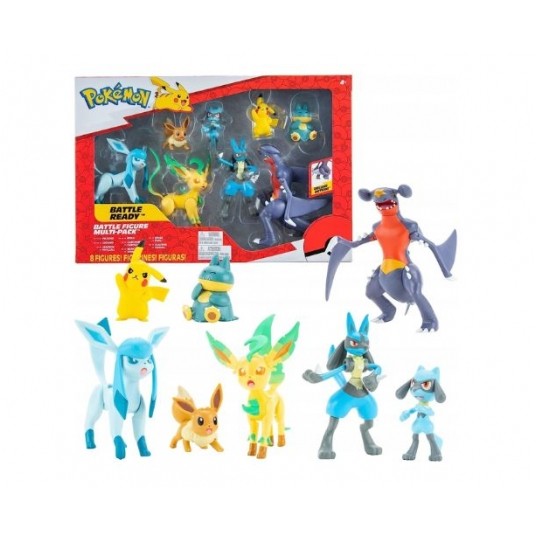 POKEMON BATTLE READY ZESTAW 8 FIGUREK /6 -zdjęcie numer 1