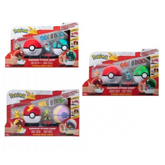 POKEMON SURPRISE ATTACK GAMA - FIGURKA 3 ASST. /4 -zdjęcie numer 1