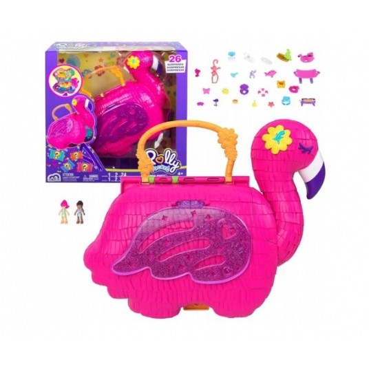 POLLY POCKET PLAŻOWA ZESTAW IMPREZA FLAMING /2 -zdjęcie numer 1