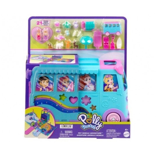 POLLY POCKET PODRÓŻNY VAN KAMPER /2 -zdjęcie numer 1