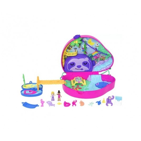 POLLY POCKET TOREBKA RODZINA LENIWCÓW / 4 -zdjęcie numer 1