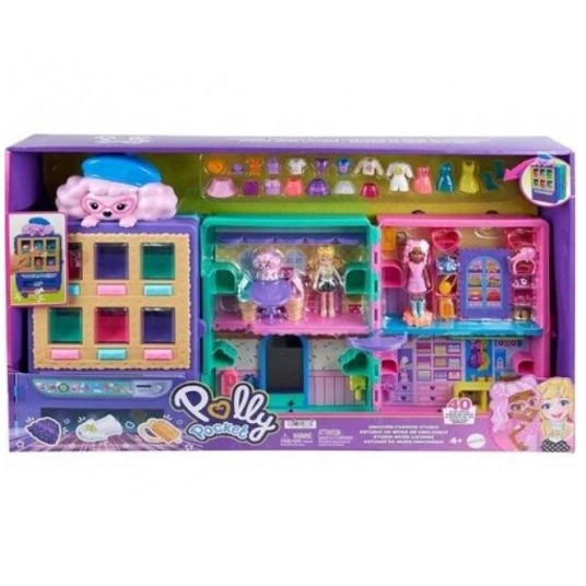 POLLY POCKET ZESTAW DUŻY SŁODKI SALONIK MODOWY /3 -zdjęcie numer 1