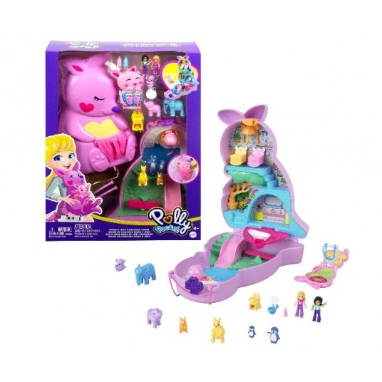 POLLY POCKET ZESTAW TOREBKA KANGUREK /4 -zdjęcie numer 1
