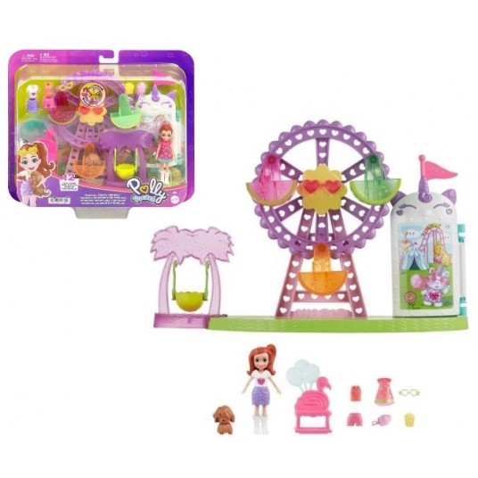 POLLY POCKET ZESTAW TROPIKALNE WESOŁE MIASTECZKO/3 -zdjęcie numer 1