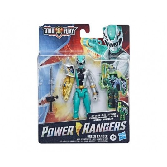 POWER RANGERS DINO FURY FIGURKA ZIELONY RANGER/8 -zdjęcie numer 1