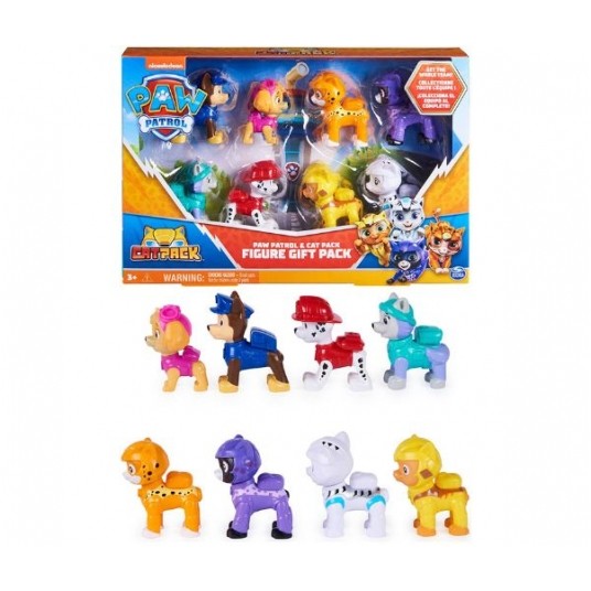 PSI PATROL CAT PACK ZESTAW 8x FIGURKA -zdjęcie numer 1