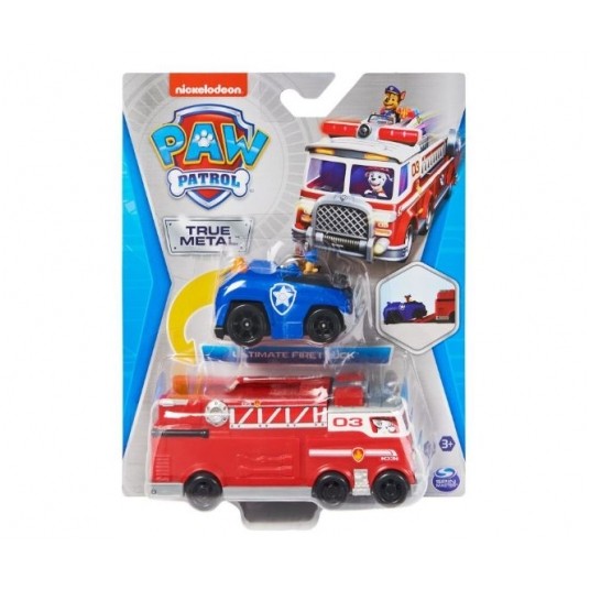 PSI PATROL DIE CAST WÓZ STRAŻACKI + AUTO CHASE'A/4 -zdjęcie numer 1